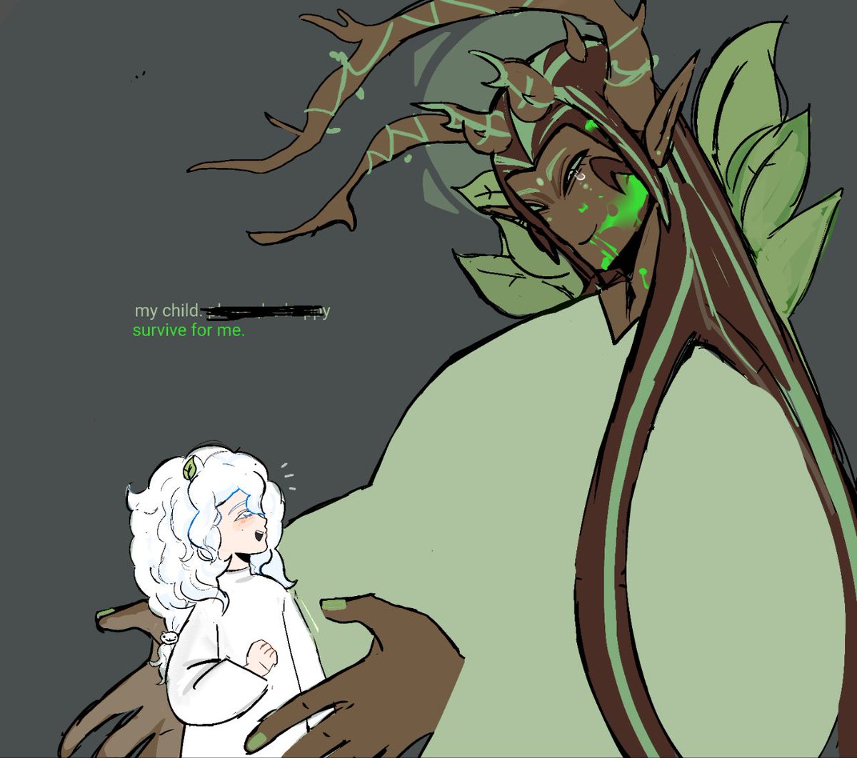 tomabiscuit's tweet image. #art #ALNST #alnstoc 
🌳🧑🏻‍🦳