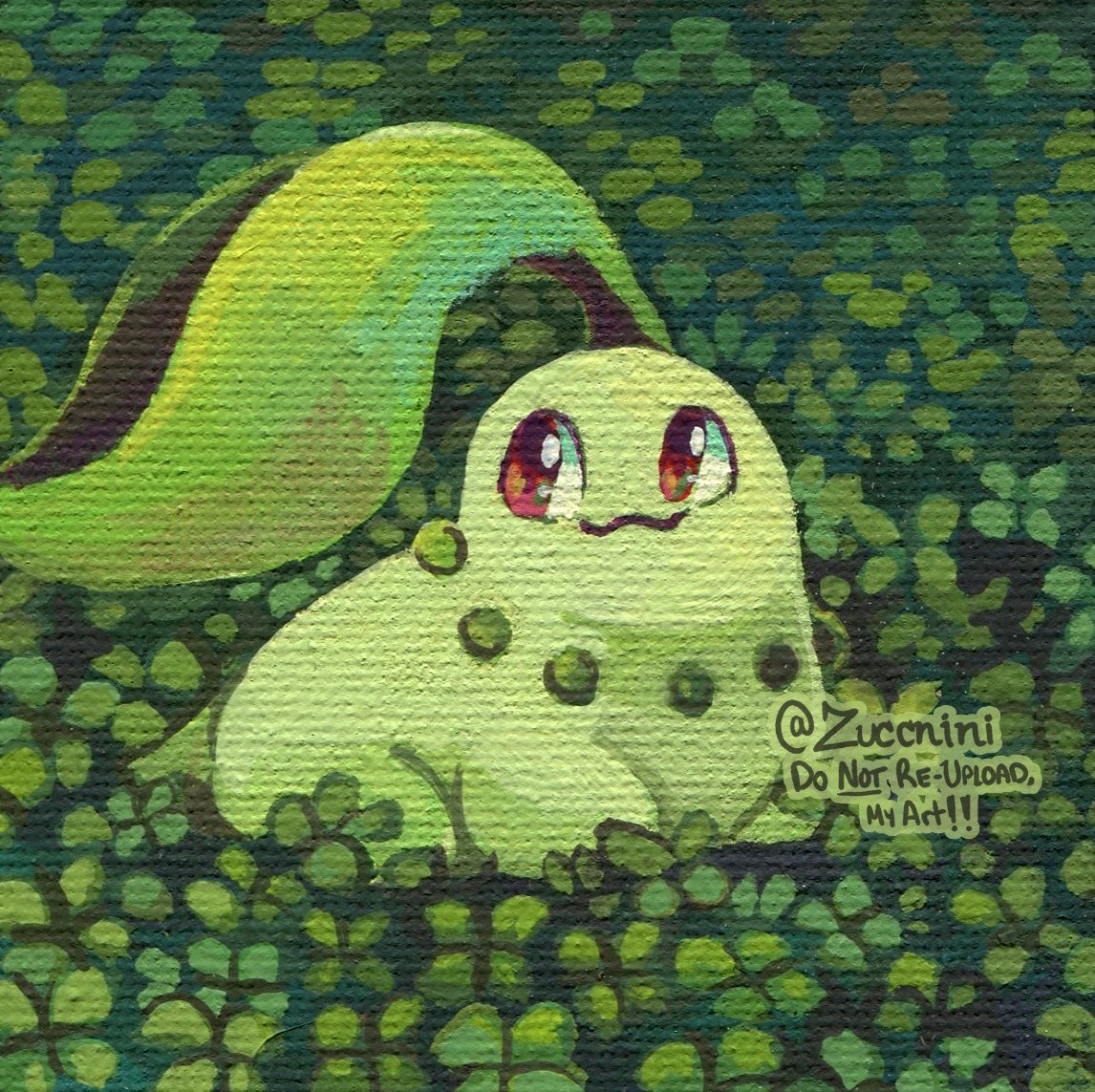 zuccnini's tweet image. 3x3 Mini Paintings - Chikorita, Smoliv, and Jirachi
zuccnini.etsy.com