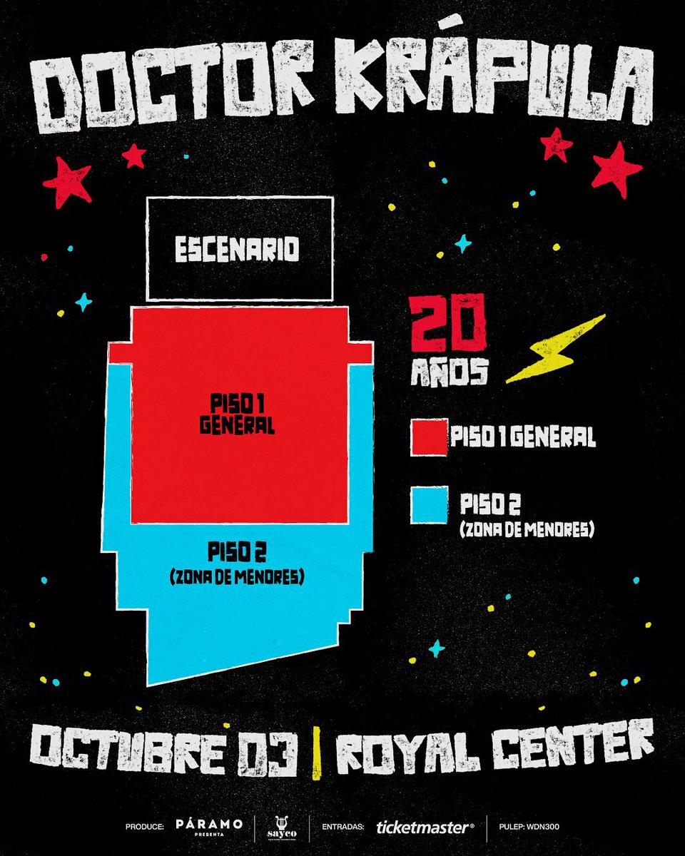 musictrendscol's tweet photo. NUEVO ANUNCIO 🔥

@DoctorKrapula celebra 20 años de LA FUERZA DEL AMOR este 3 de octubre en el Royal Center 📍

Entradas desde este Jueves a las 11AM en @Ticketmastercol 🎫

@paramo_presenta https://t.co/B2dWpaynsK