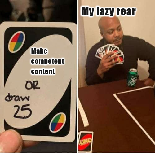 Bro, I need to step up my game