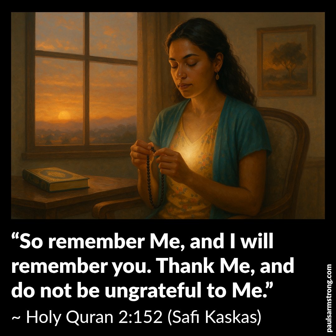 paulsarmstrong's tweet image. 📿 When you pause to remember the One who never forgets you, something shifts.
💖 A heart softened by gratitude becomes a vessel of light.
Even in silence, your remembrance is heard.
Even in solitude, you're never alone.
✨ What are you remembering today?