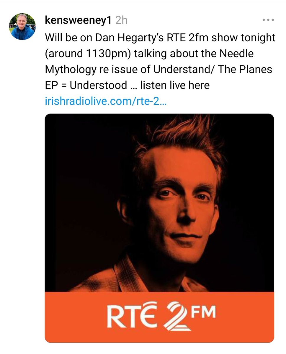 fanningsessions's tweet image. Brian @KenSweeney on @talldanhegarty show tonight @needlemythology