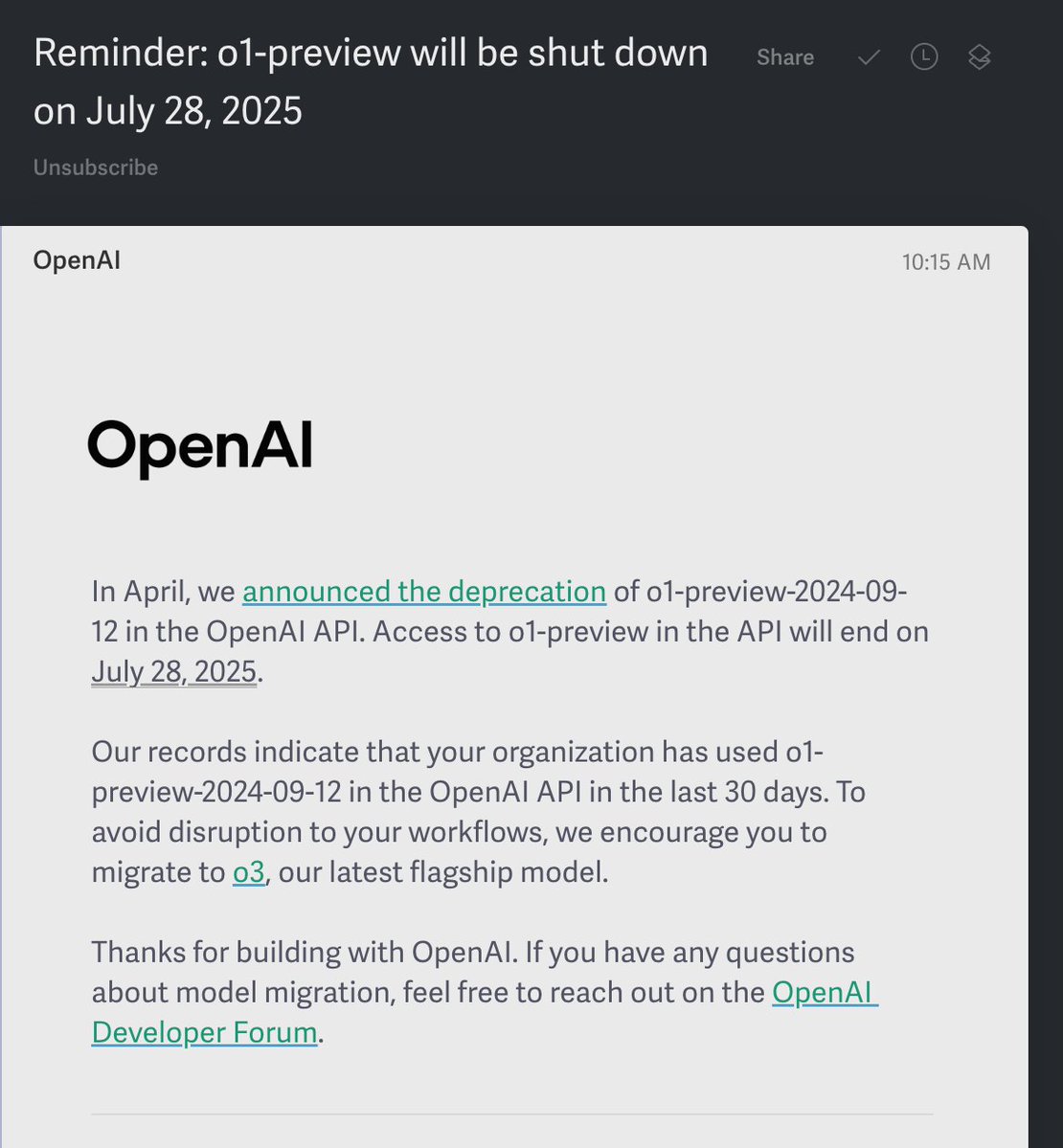 swyx's tweet image. I will die on this hill that o1-preview is a far better summarizer than o1 or o3 and the world is about to lose access to a great model that was never properly pulled into production
