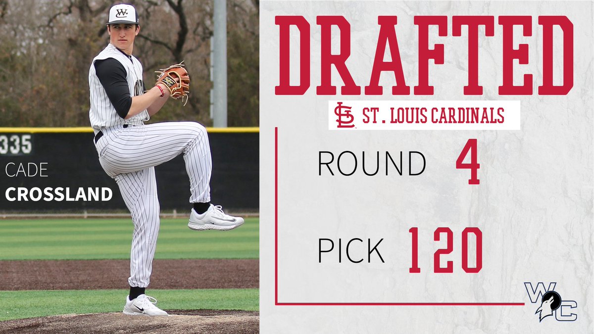 WCCoyotes's tweet image. Make that 50 former Coyotes drafted by MLB franchises! Congrats to Cade Crossland, drafted by the Cardinals out of OU!
wcathletics.com/sports/bsb/202…