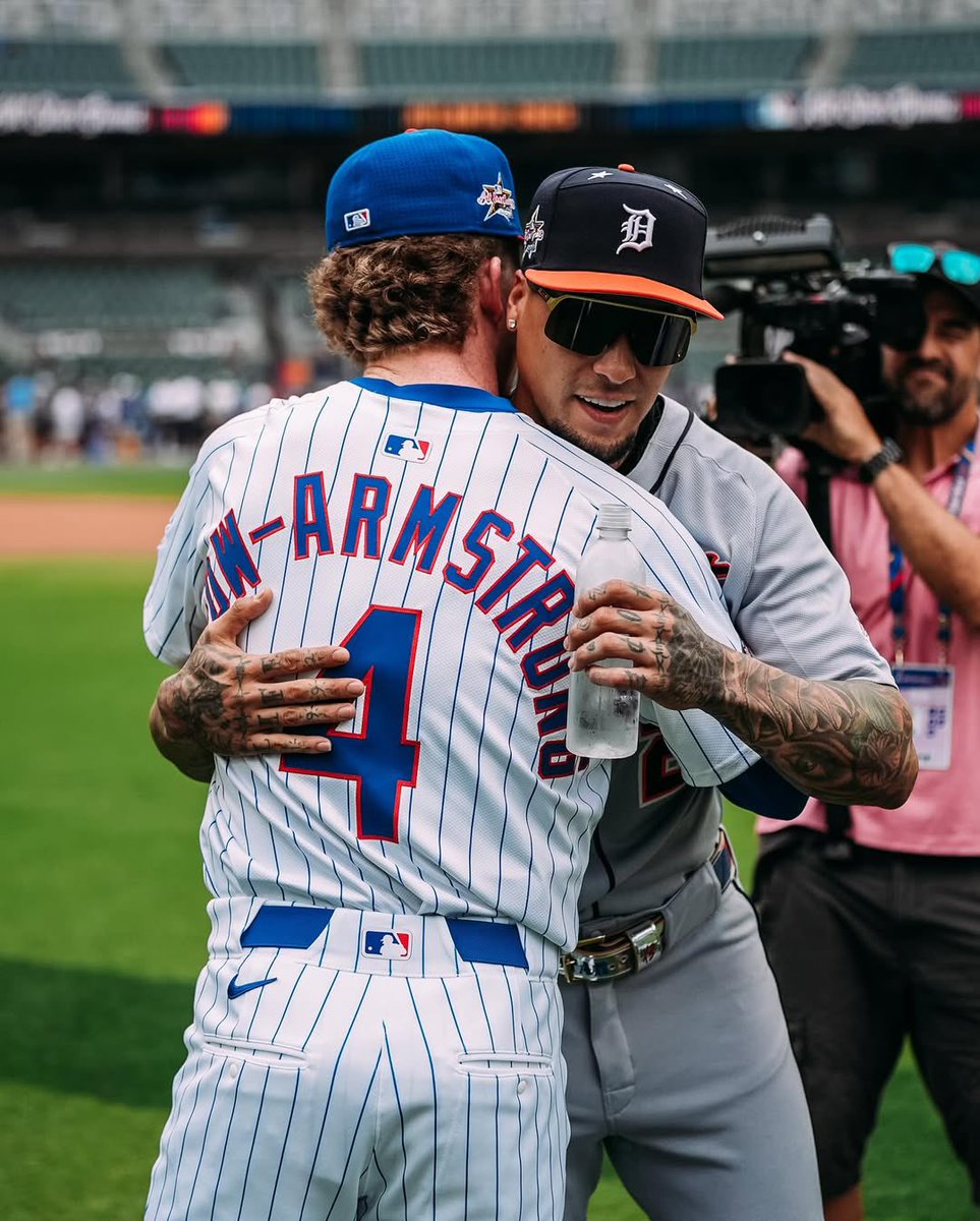 In 2021, the Cubs traded Javier Báez for Pete Crow-Armstrong. 

In 2025, PCA and Javy are both starting the All-Star Game in CF 🥹