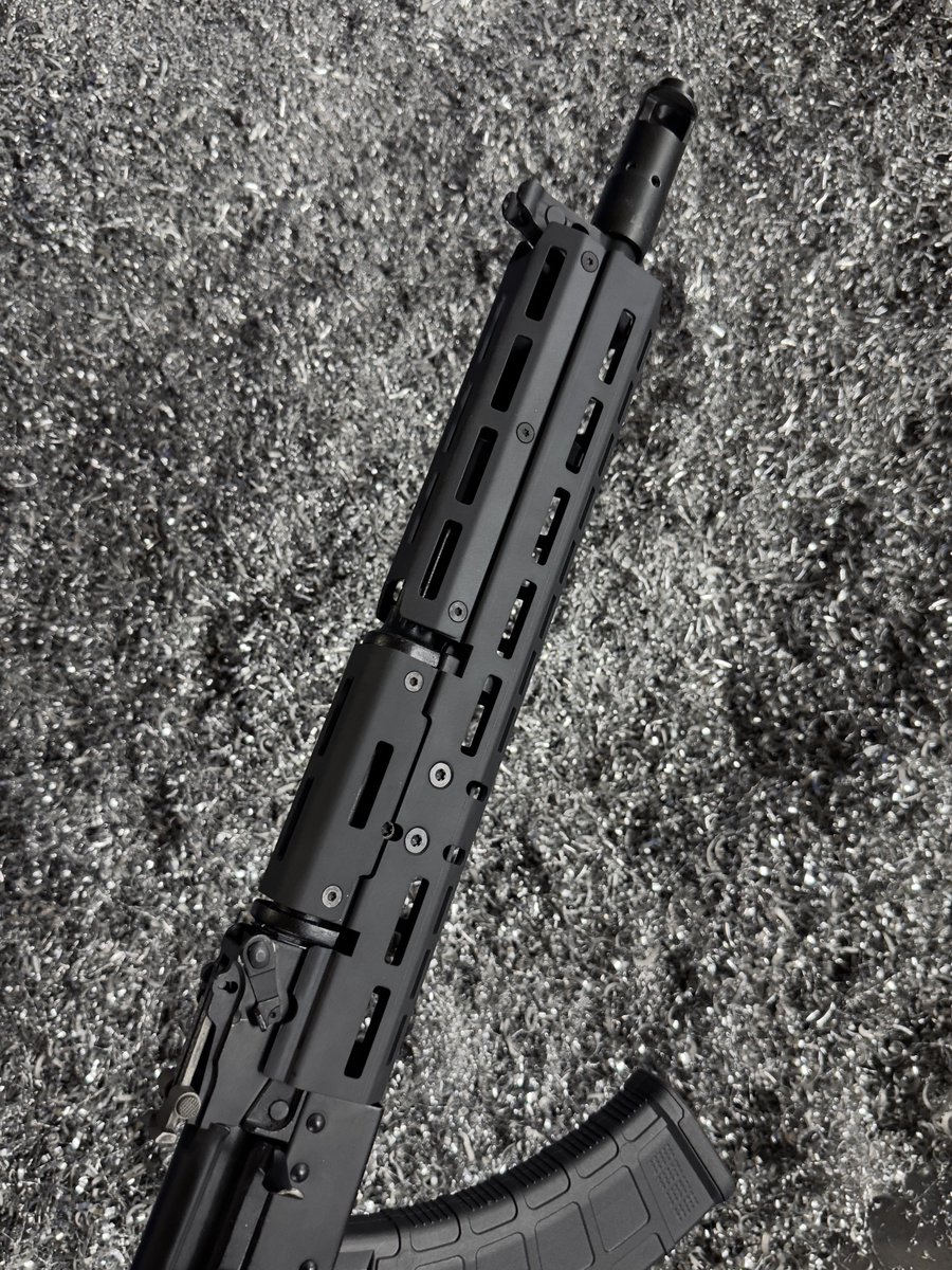 VLTOR has always had one foot firmly planted in the sheet metal world. Our parent company has been doing it since 1965. This is the newest iteration of our CMRD and rail. AKM pattern, extended (CMRD-AKM-E).