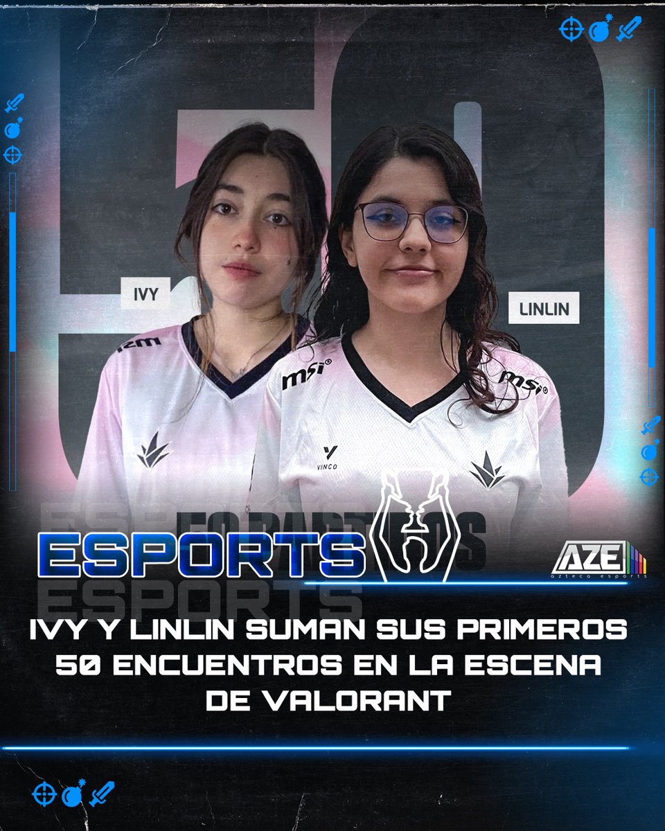 TV Azteca Esports (@tvaztecaesports) on Twitter photo 🌸🎮 ¡Ivy y LinLin alcanzan un nuevo hito en Valorant!
Las jugadoras de <a href="/AkaveEsports/">Akave Esports</a> celebran sus primeros 50 encuentros oficiales juntas en la escena femenina 🏆💥
💪 ¡El camino apenas comienza para estas dos cracks!
#AkaveEsports #Valorant #esports 🌸🎮 ¡Ivy y LinLin alcanzan un nuevo hito en Valorant!
Las jugadoras de <a href="/AkaveEsports/">Akave Esports</a> celebran sus primeros 50 encuentros oficiales juntas en la escena femenina 🏆💥
💪 ¡El camino apenas comienza para estas dos cracks!
#AkaveEsports #Valorant #esports