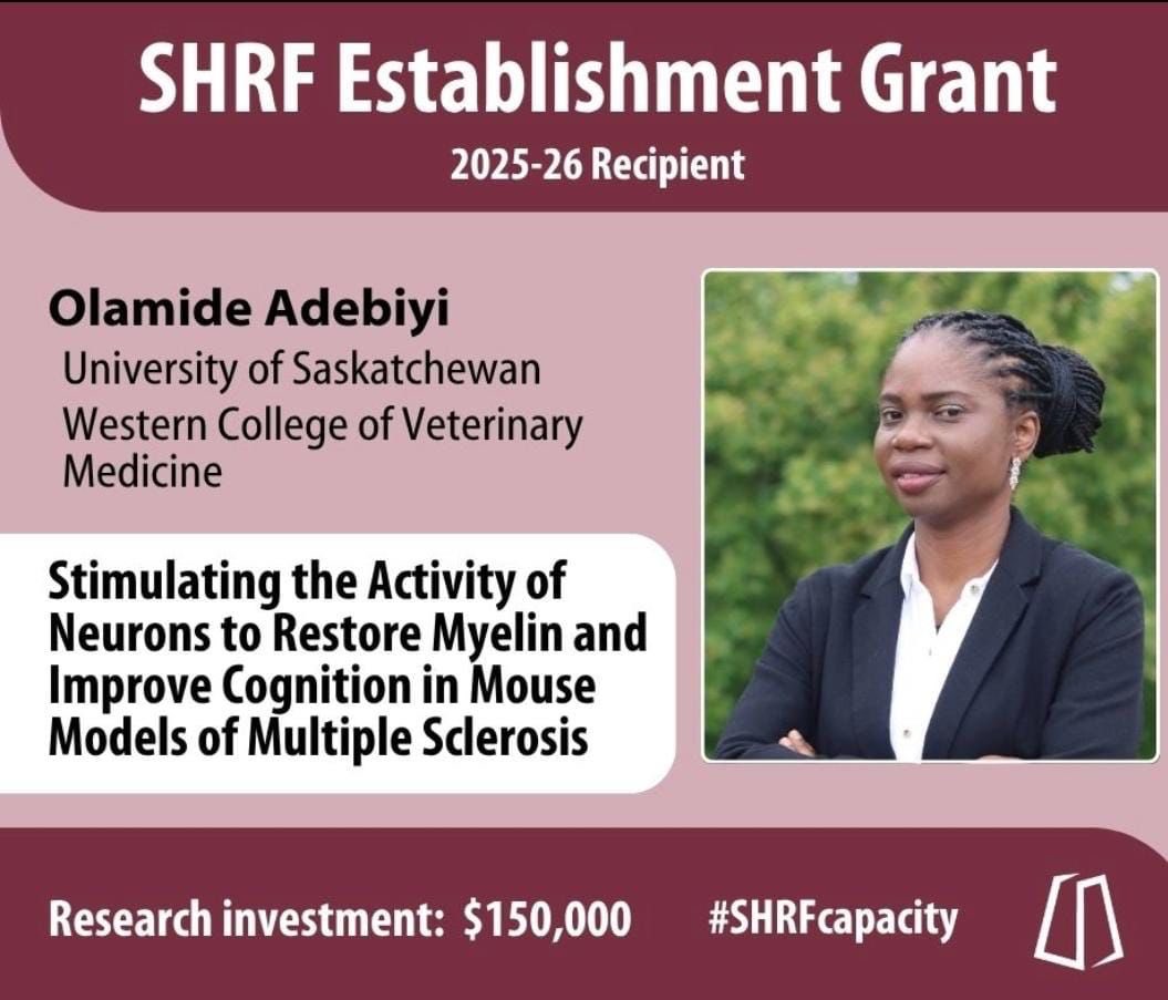 Congratulations to Dr. Adebiyi, who has been a committed mentor on our platform in the founding of #AYS.