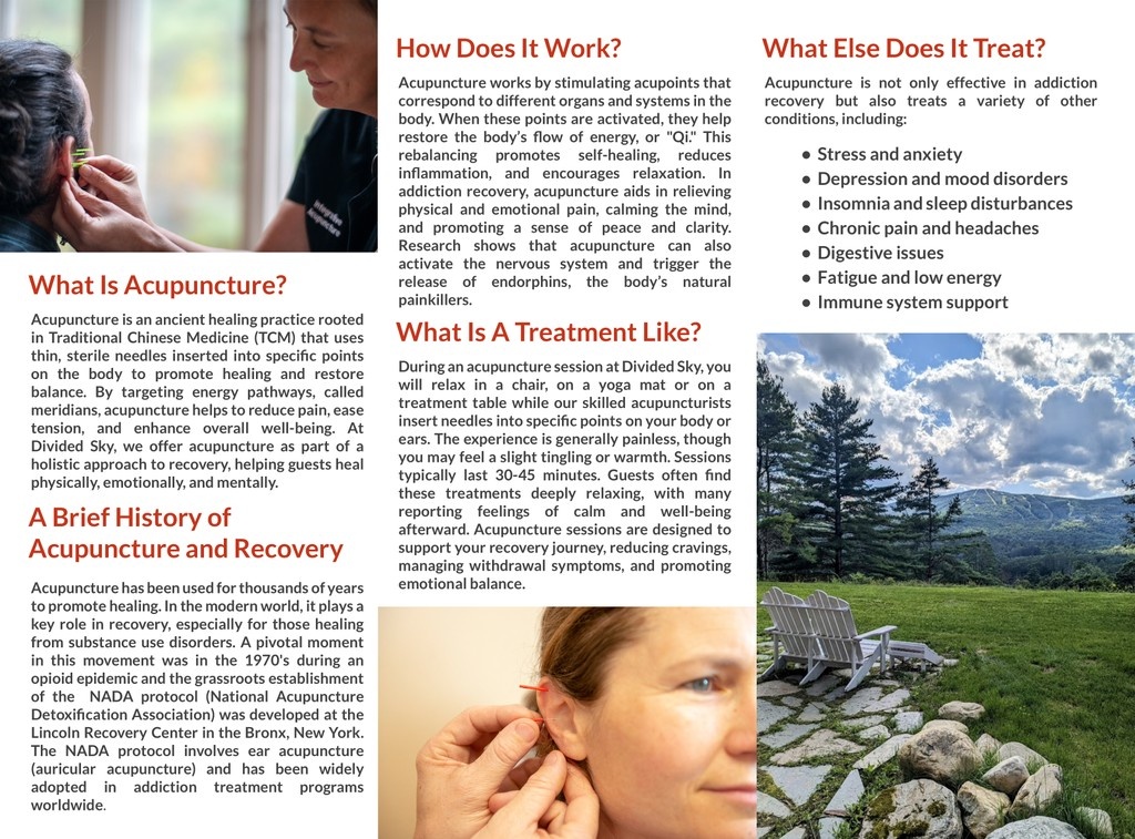 Acupuncture isn’t just needles—it’s a powerful tool for recovery. Kerry and Jonathan from Integrative Acupuncture come and educate our guests and staff about the benefits of acupuncture.