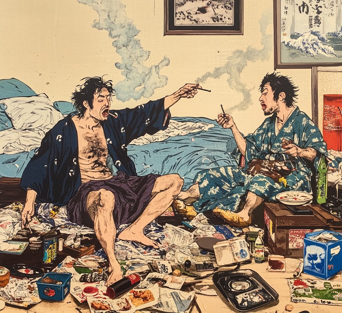 iroasmas's tweet image. komei vs tokugawa is a clear divide of empirechads vs shoguncels. the former offends milcel aesthetic sensibilities but imperially works to produce absurd miracles. the latter is an insane series of nerd traps and sky high abstraction ladders yet mostly scams
