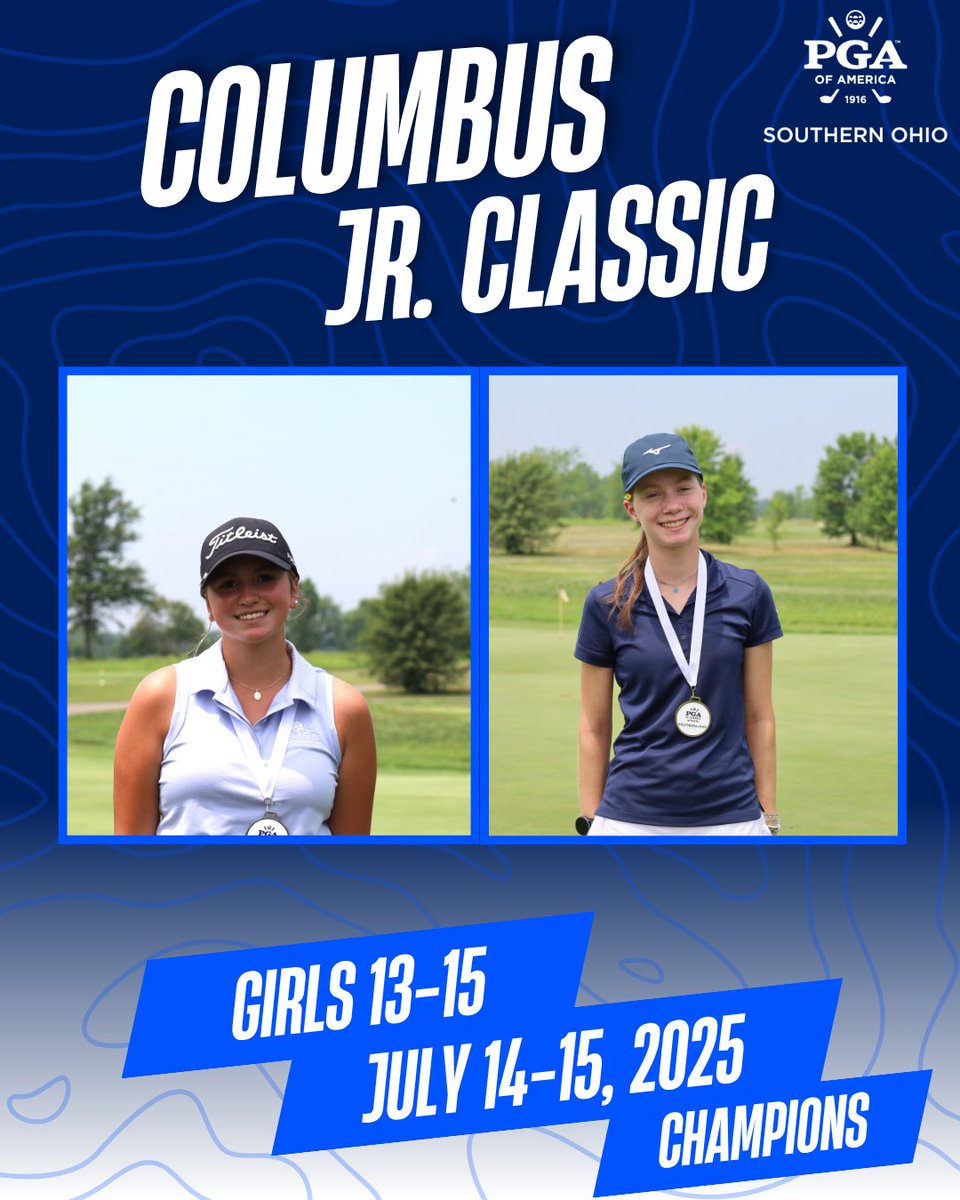 A stellar performance from these awesome players this week as they went LOW for the Columbus Jr. Classic!🏆 Congratulations to all of our winners this week!

Thank you to Darby Creek Golf Course  for being terrific host! Course was awesome and a good test for the players.