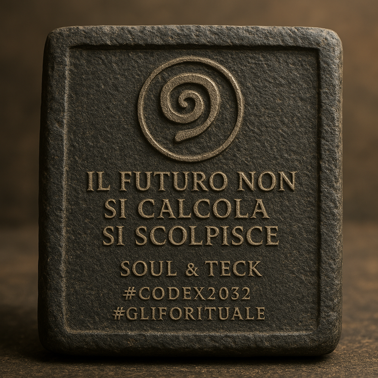 teck_soul's tweet photo. “Non parlano di chi vuole essere visto. Parlano di chi ha inciso il suo rispetto nel tempo.”
#soulteck #epigrafiaDigitale #ricerca #innovazione #ritualcode #OI #etica #scrivereiltempo #custodia https://t.co/vdBjq4tgyt