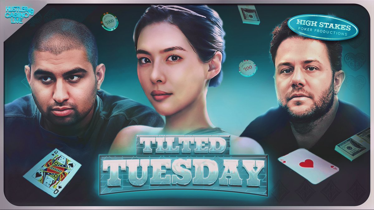 Hustler Casino Live (@hclpokershow) on Twitter photo TONIGHT!! TILTED TUESDAY!!
<a href="/AllInBritney/">Britney</a>
<a href="/nikairball/">Nik Airball</a>
JBoogs
<a href="/MikeXpoker/">Mike X Poker</a>
Dr. H
Niu B
Adi
<a href="/patelprabhakar2/">Prabhakar Patel</a>
Enrique
Commentary by <a href="/DGAFPokerPlayer/">DGAF</a>
Watch it here: youtube.com/live/RQ4Yyr7ES⦠TONIGHT!! TILTED TUESDAY!!
<a href="/AllInBritney/">Britney</a>
<a href="/nikairball/">Nik Airball</a>
JBoogs
<a href="/MikeXpoker/">Mike X Poker</a>
Dr. H
Niu B
Adi
<a href="/patelprabhakar2/">Prabhakar Patel</a>
Enrique
Commentary by <a href="/DGAFPokerPlayer/">DGAF</a>
Watch it here: youtube.com/live/RQ4Yyr7ESβ¦