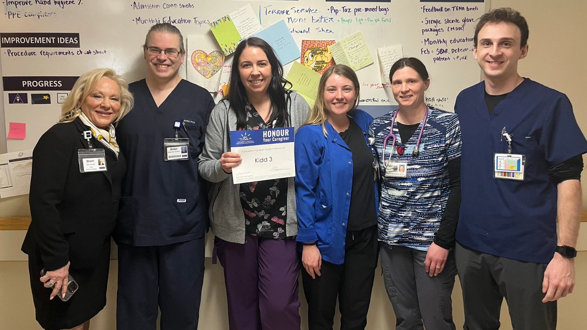 University Hospitals Kingston Foundation (@uhkf) on Twitter photo Please join us in congratulating the Kidd 3 team at <a href="/KingstonHSC/">KingstonHSC</a> for their recent #HonourYourCaregiver recognition! ❤️
The #HonourYourCaregiver program is a lovely way to say 'Thank You' to KHSC and Providence Care staff while giving back. Learn more: uhkf.ca/hyc Please join us in congratulating the Kidd 3 team at <a href="/KingstonHSC/">KingstonHSC</a> for their recent #HonourYourCaregiver recognition! ❤️
The #HonourYourCaregiver program is a lovely way to say 'Thank You' to KHSC and Providence Care staff while giving back. Learn more: uhkf.ca/hyc