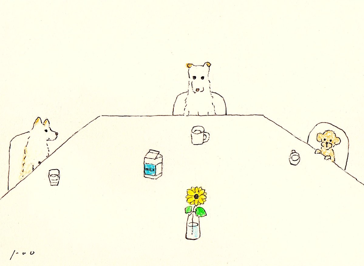nao_kamimura's tweet image. title/「milk」
size/145×220mm
#illustration