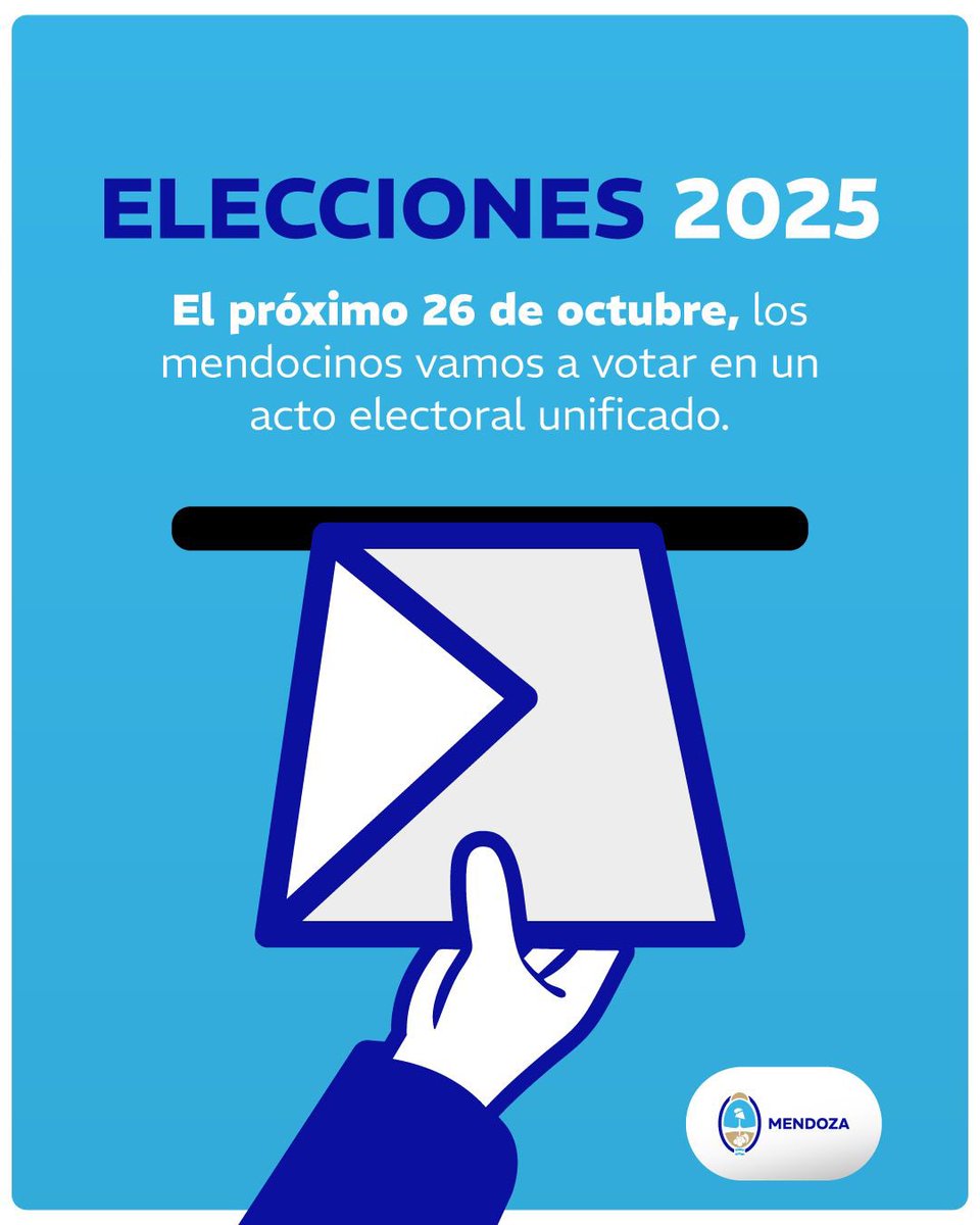 💬 Como mendocino, celebro que la gran mayoría de los intendentes hayan decidido no desdoblar las elecciones.
Es una medida que ahorra recursos económicos y simplifica la vida a la gente.
Los dirigentes deben ser eficientes y estar al servicio de la sociedad.👏🏻
#Mendoza