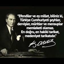 Günün mottosu. Gerisi lafı güzardır. 
NE MUTLU TÜRK'ÜM DİYENE