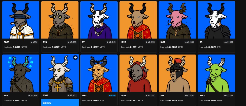 ibuygold.eth (@michael_hodosh) on Twitter photo I am staking my goats each 6-72 hour cycle and am accruing a massive number of blessings.
Expecting <a href="/reidoNFT/">reido.base.eth ππ¦</a> will make some goated moves.
You should join the cult too. The might be the biggest dip you will see.
opensea.io/collection/ago⦠I am staking my goats each 6-72 hour cycle and am accruing a massive number of blessings.
Expecting <a href="/reidoNFT/">reido.base.eth ππ¦</a> will make some goated moves.
You should join the cult too. The might be the biggest dip you will see.
opensea.io/collection/agoβ¦