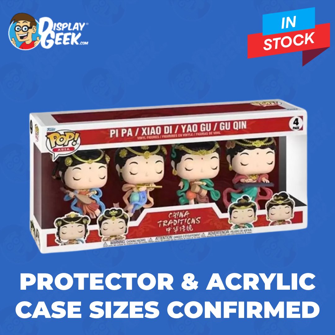DisplayGeek's tweet image. Some recently confirmed #FunkoPop protector sizes available from Display Geek - See what other sizes we&apos;ve recently confirmed here: displaygeek.com/blogs/news