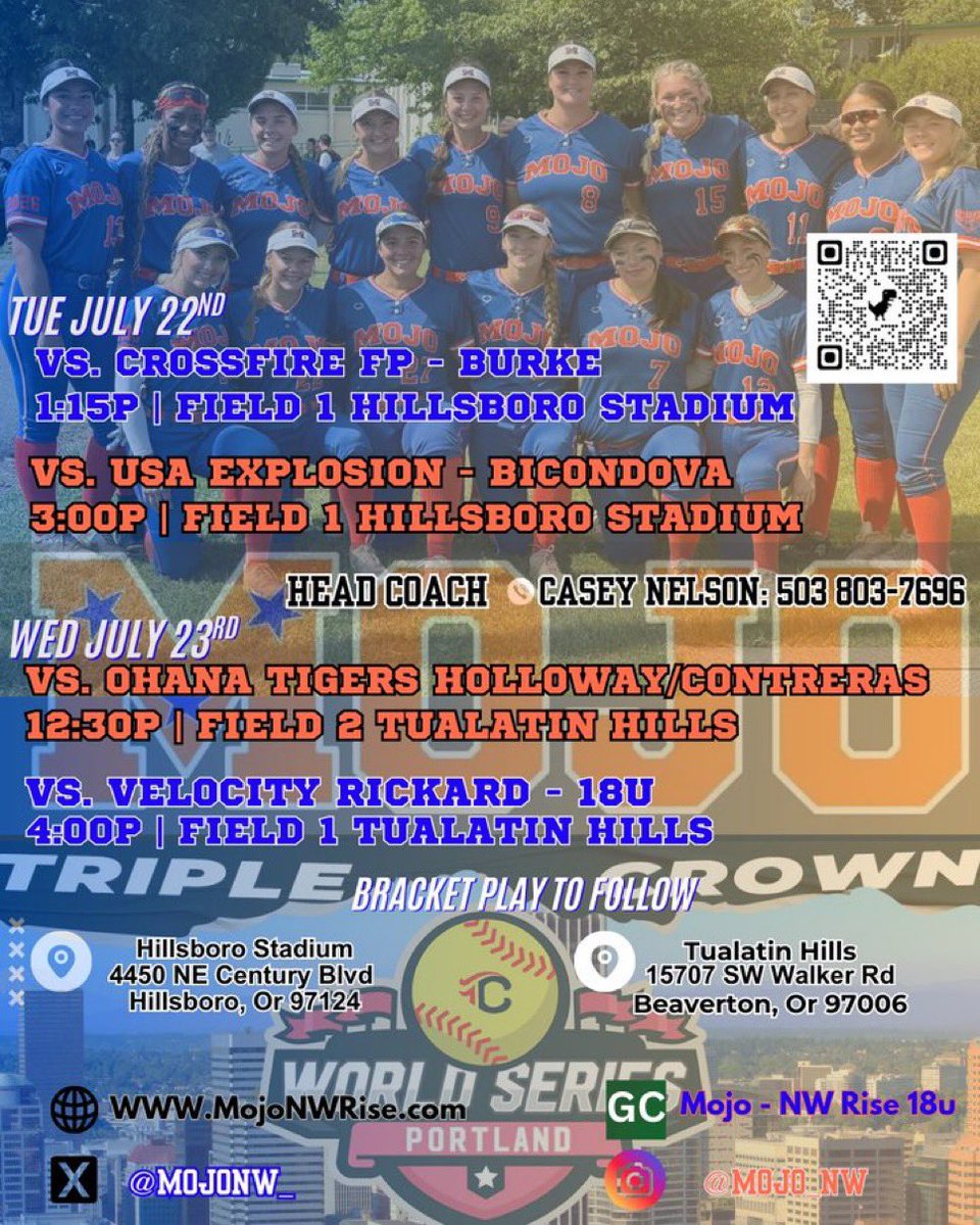 KSteffek2026's tweet image. Staying home for our final summer tournament! I also have a showcase game 7/21 at Delta Park, field 6, at 3:30

@rhaney_harris @coachyegge @CoachJVaughan @SherylGilmore7 @alyboytz @CoachMeadowPSU @hunter_hays27 @CGano8 @MicahPW2_0 @CoastRecruits @Get2CollegAth @ExtraInningSB