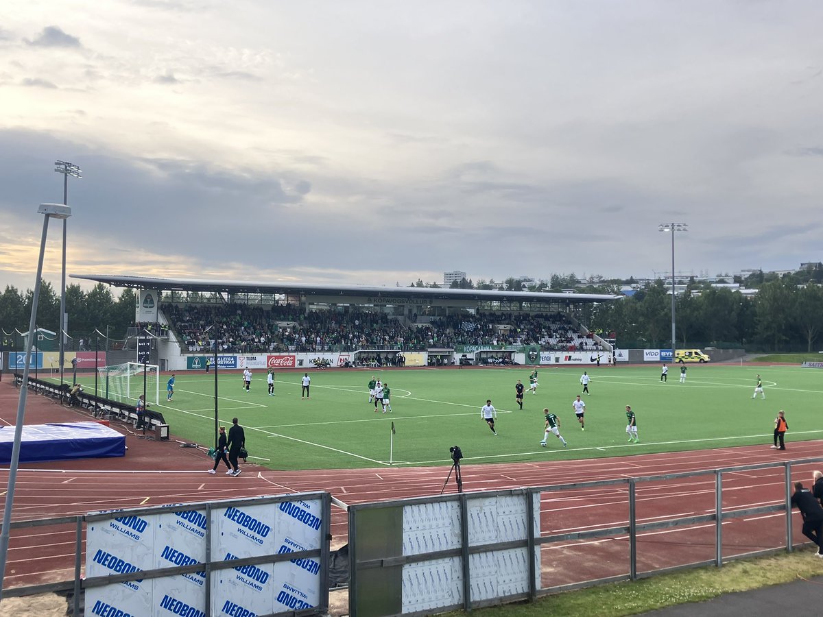 Breidablik UBK - FK Egnatia 5-0
Kópavogsvöllur

Champions League kwalificatie waarbij de Albanezen met 1-0 voorstonden na de eerste wedstrijd maar er vandaag niets van konden! Goede sfeer, volle tribune en wederom een relaxt avondje voetbal kijken 🇮🇸 #Groundhopping
