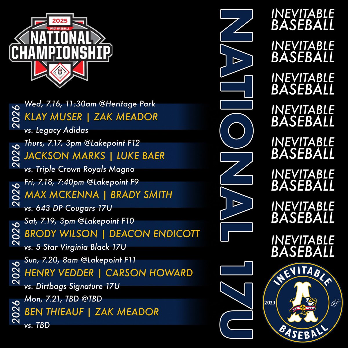 PBR National Championship rotation

⚡️⚡️⚡️