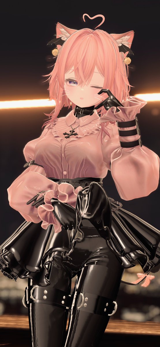 oniyakun's tweet photo. latex...
#VRChatPhotography #VRChat https://t.co/6loKKJKerg
