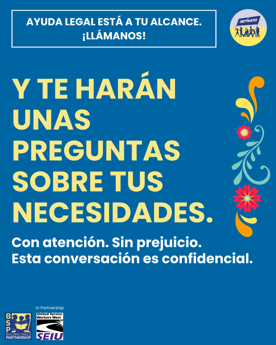 Building_Skills's tweet image. 🚨Todos los miembros de USWW @seiuusww tienen acceso gratuito y confidencial a nuestros Servicios Legales de Inmigración (ILS) de BSP. Estamos aquí para apoyarte y conectarte con abogados de confianza y prestigio. Llama hoy mismo a nuestra línea directa para obtener más…