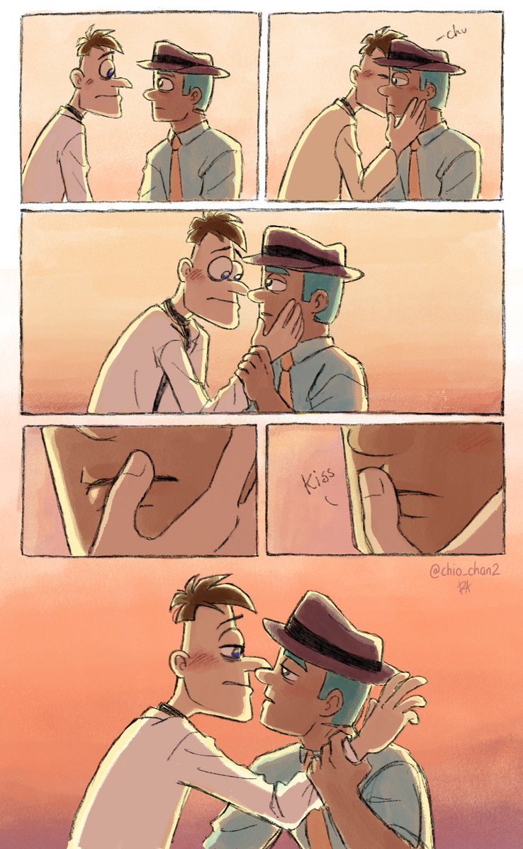 chi0chan2's tweet image. “May I kiss you?” #perryshmirtz