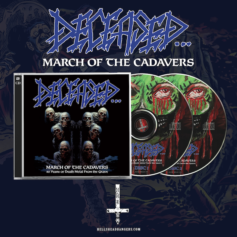 Includes a 12-page booklet w/ liner notes by King Fowley + vintage horror comic art from the ‘60s/’70s. Bonus tracks: 2 new songs, covers of Sabbath &amp; Venom, + re-recordings from the Evil Side of Religion demo.

⚰️ Get it here:
 shop-hellsheadbangers.com/item.asp?PID=1…