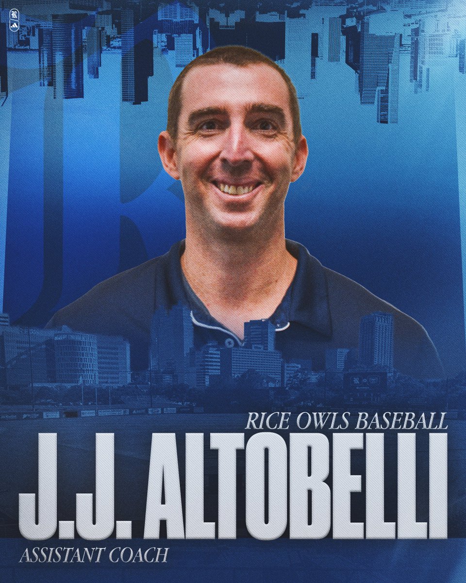 RiceBaseball's tweet image. Pierce announces staff additions and responsibilities:
riceowls.co/New-Staff