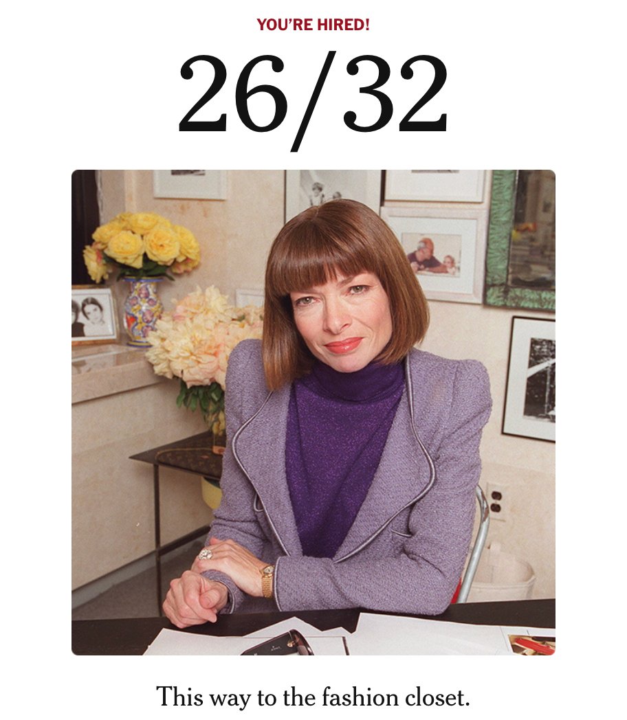 I'm obviously qualified for the job.