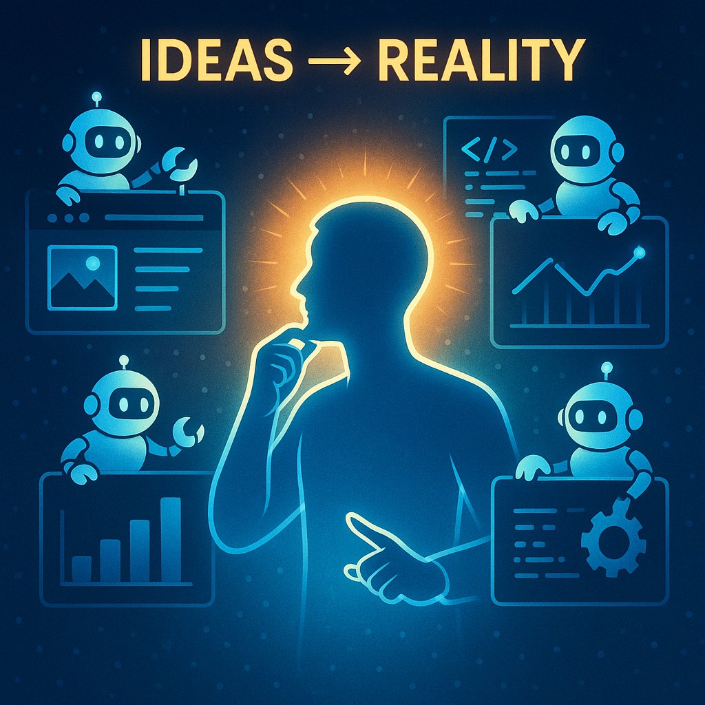 DanWahlin's tweet image. AI agents are really changing the game for me. I spend less time on the tedious stuff and more time turning ideas into reality.
The gap between vision and execution is closing. "Idea people" now have the power to build without needing to code every detail. 💡🤖
AI isn’t…