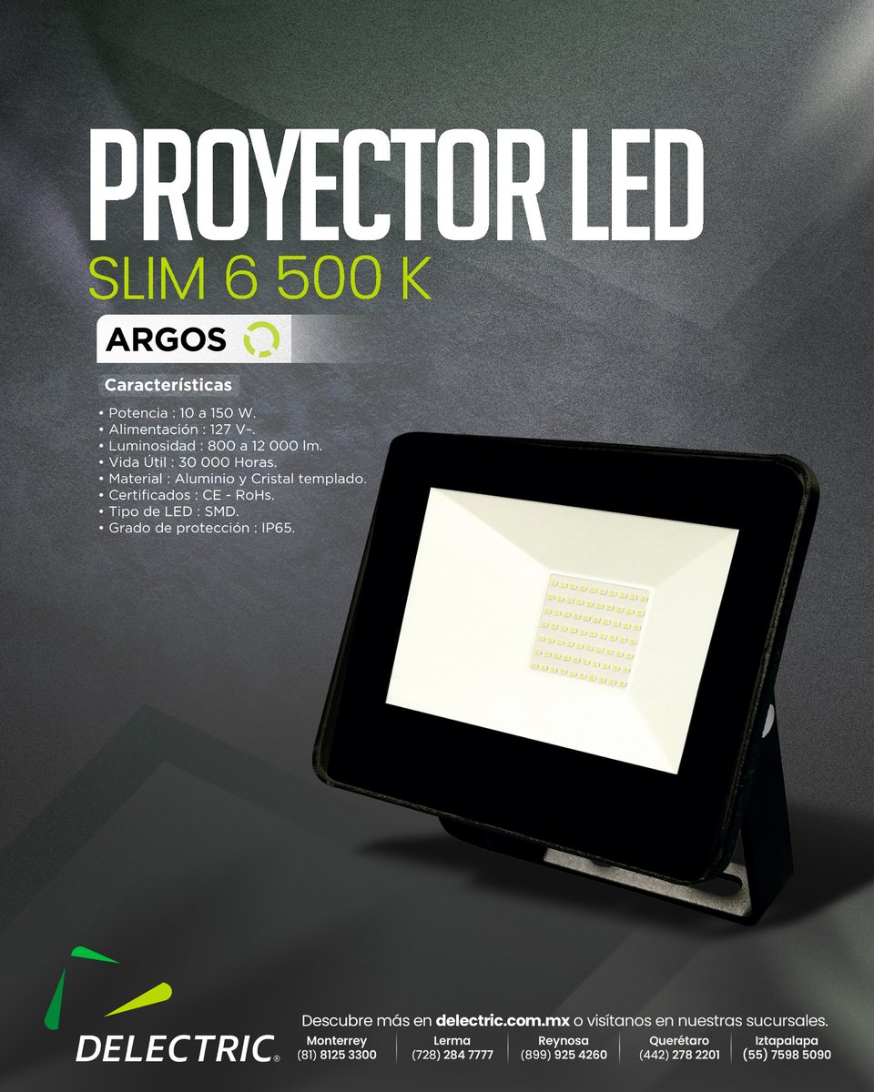 Delectric_mx's tweet image. Ideal para interiores y exteriores, con ahorro de energía y máxima duración. ⚡🔆
.
.
.
#ProyectorLED #IluminaciónEficiente #AhorroDeEnergía #Argos #Delectric