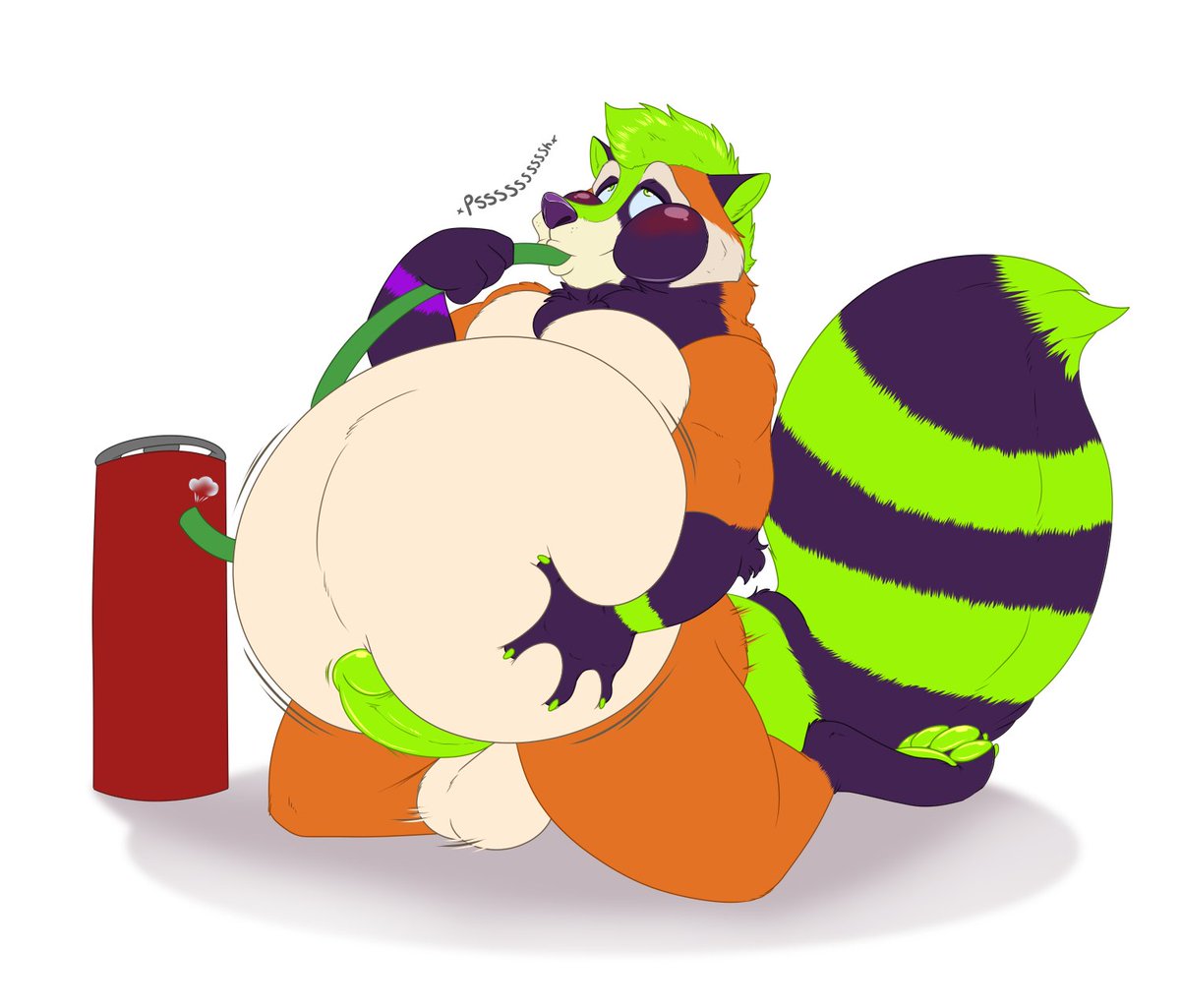 Iron artist 146: <a href="/RatcoonBalloon/">Ian-exe</a>  :&gt;

If you'd like one yourself, please see my pinned tweet :&gt;

#BlooNSFW