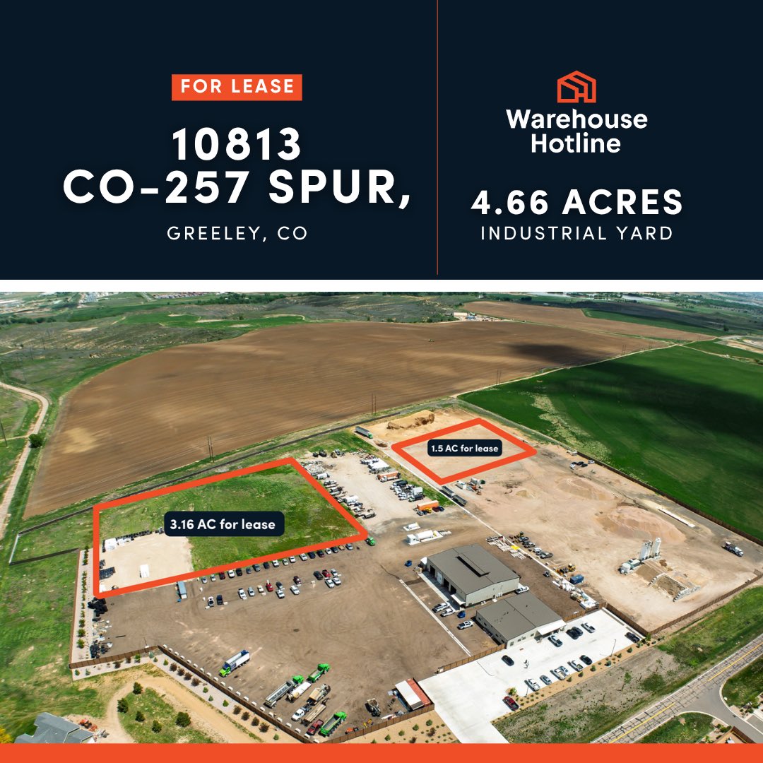 AvivaRealEstate's tweet image. Denver, Lakewood, Colorado Springs, Greeley, Commerce City.
IOS, Industrial Warehouse & Flex
DM me