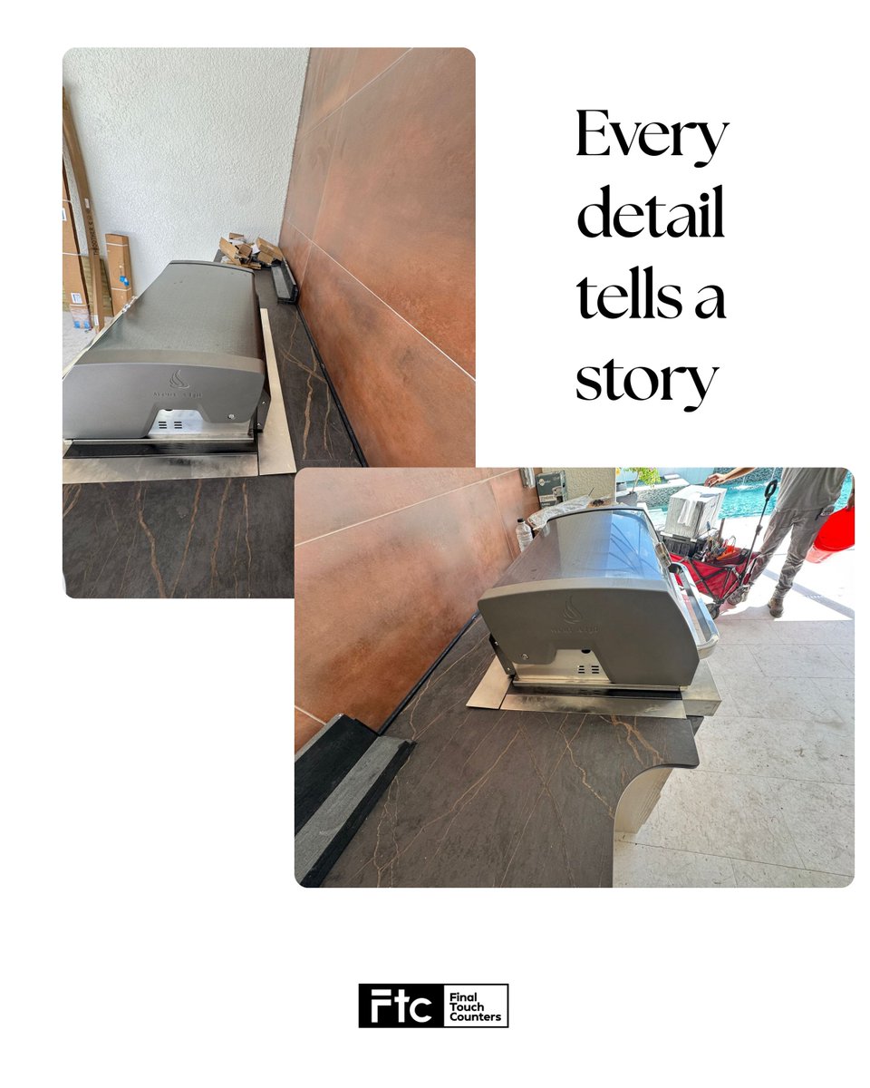 finaltouchcntps's tweet photo. Your outdoor area deserves more than just a grill — it  deserves a statement.  At Final Touch Counters, we design countertops that blend  function and unforgettable moments, turning your  backyard into a stylish, welcoming space for friends and  family. https://t.co/TuTIar0Fjn