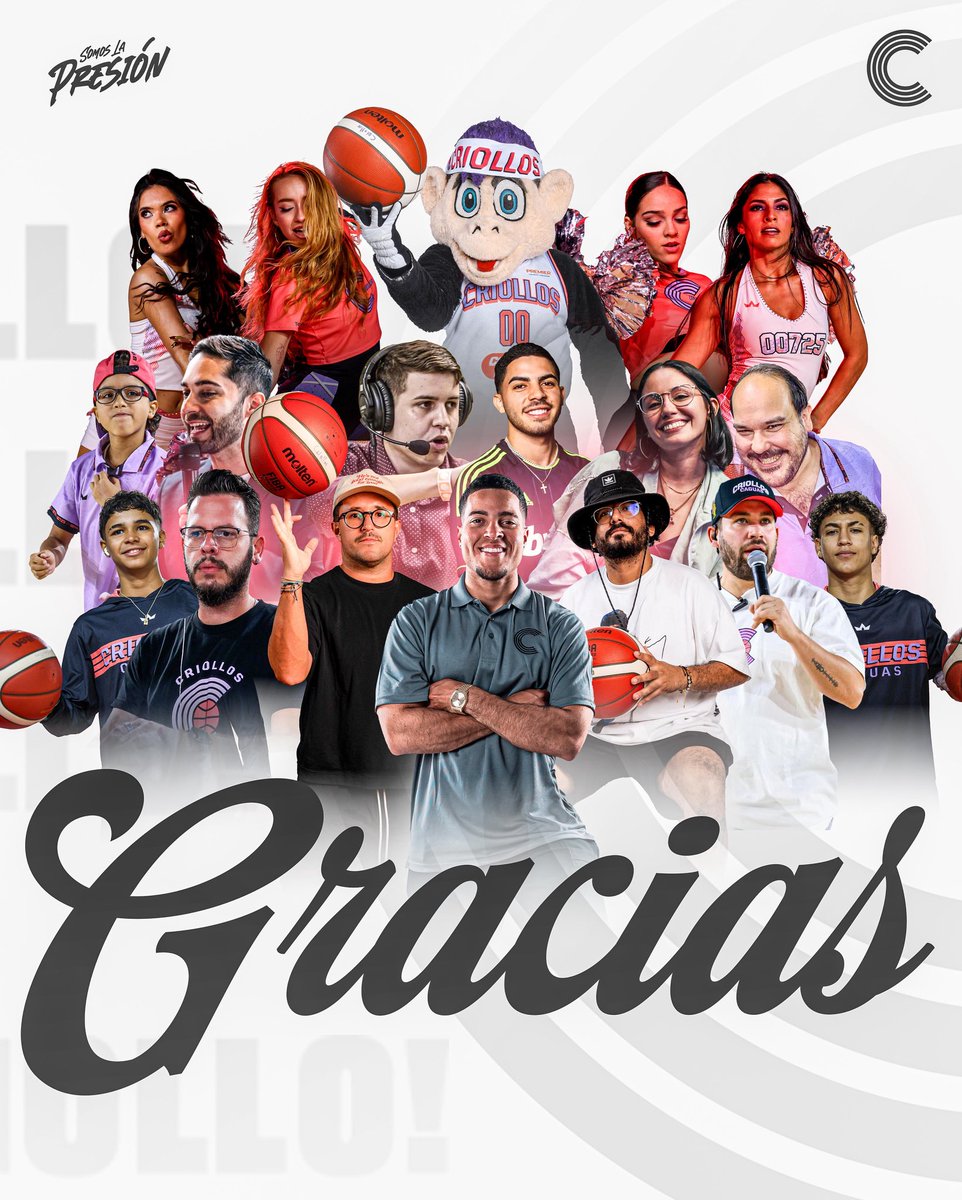 criollosbsn's tweet image. Agradecemos a este grupo que nos apoyó con su talento, pasión y energía durante esta temporada. 🔥

¡Seguimos en el 2026!

#criollos #caguas #bsn #lapresion #somoslapresion #00725