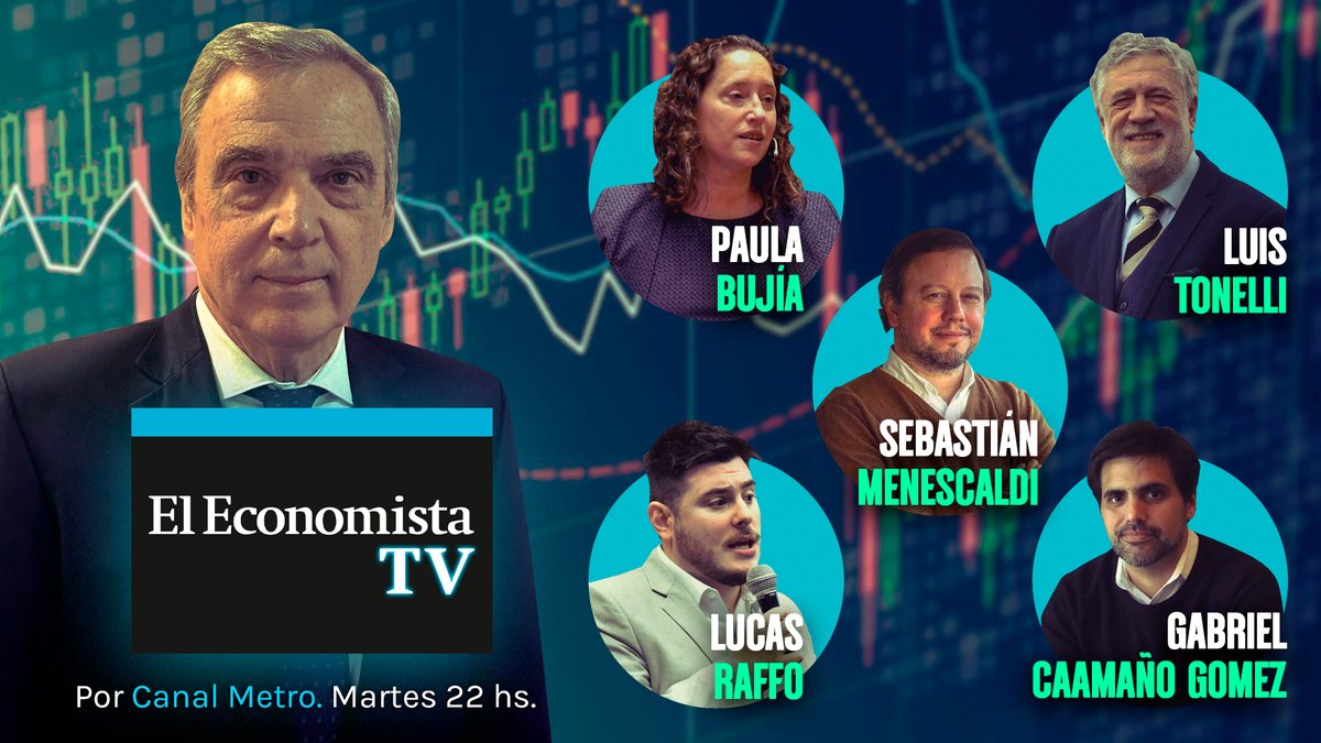 El Economista (@eleconomista_) on Twitter photo 🔴El Economista TV
⏰AHORA
📍Por METRO
<a href="/GabCaamano/">Gabriel Caamaño</a>
<a href="/BujiaPaula/">paula bujia</a>
<a href="/LuisTonelli/">Luis Tonelli</a>
<a href="/sebasraffo93/">Lucas Sebastian Raffo</a>
<a href="/smenescaldi/">Sebastián Menescaldi</a> 🔴El Economista TV
⏰AHORA
📍Por METRO
<a href="/GabCaamano/">Gabriel Caamaño</a>
<a href="/BujiaPaula/">paula bujia</a>
<a href="/LuisTonelli/">Luis Tonelli</a>
<a href="/sebasraffo93/">Lucas Sebastian Raffo</a>
<a href="/smenescaldi/">Sebastián Menescaldi</a>
