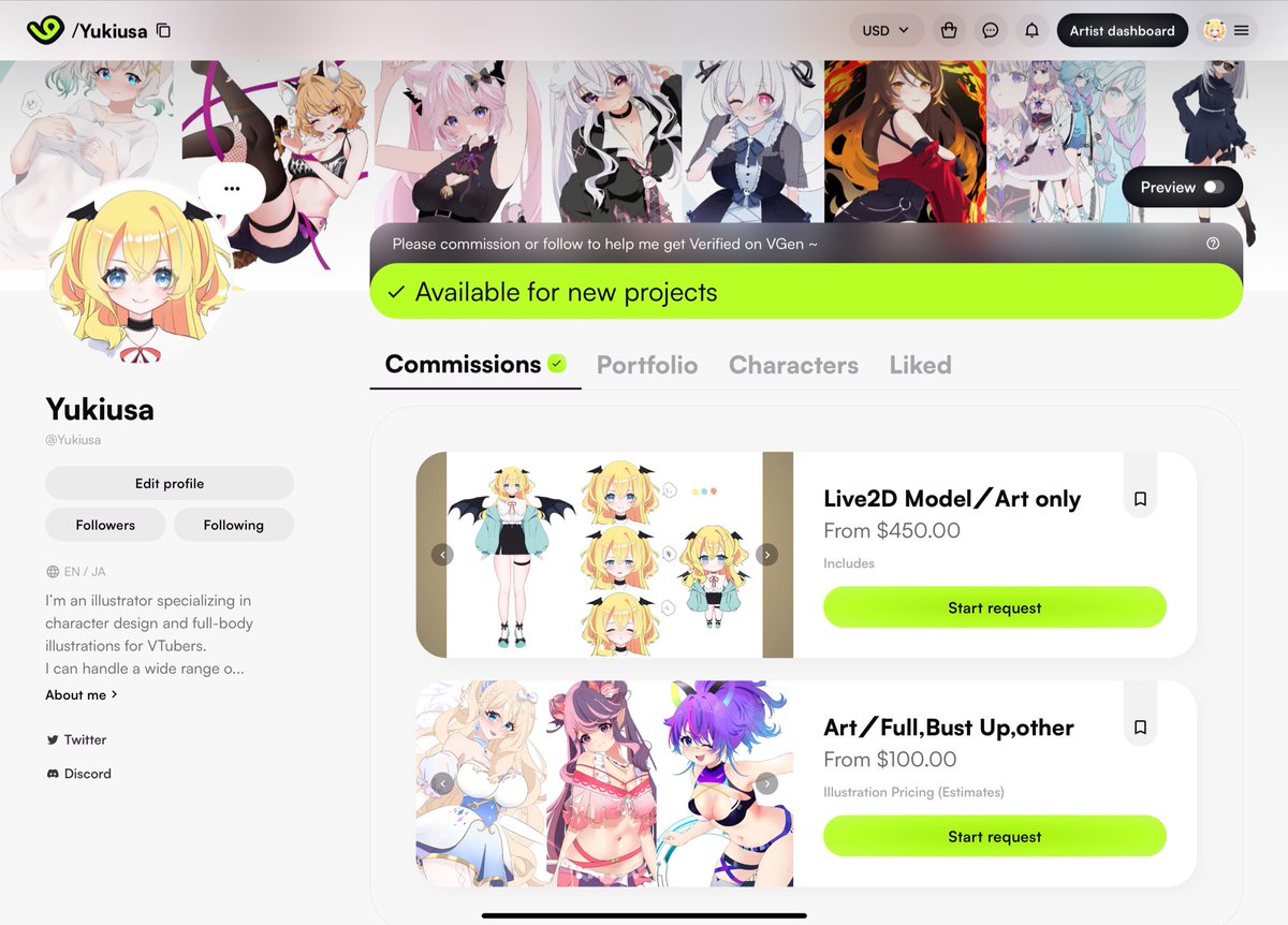 shirayukiAlice0's tweet image. I’ve finally started using VGen, something I’ve been interested in for a long time!✨️
I’m flexible with project content, deadlines, and budget—feel free to reach out anytime!
Looking forward to working with you!!!!✨️
#VGenComm
#VGenOpen