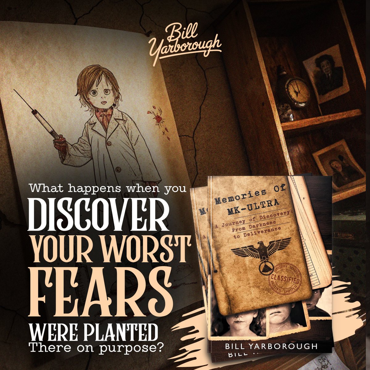 What if your darkest fears… weren’t yours?
What if they were planted on purpose?
MK-Ultra was real. And for some, the nightmare never ended.

Buy Now: a.co/d/catpJ5G

#MKUltra #MindControl #TruthUncovered #PsychologicalThriller #DarkTruths #PlantedMemories