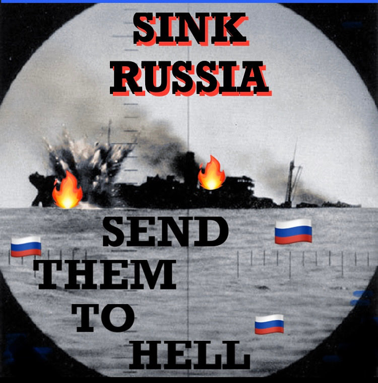Blow Them Out Of The Sky 
Sink Them All
 💥🔥🇷🇺💀
It's The Only Way Forward

You Cannot Negotiate With Terrorists Who Are Coming To Kill You