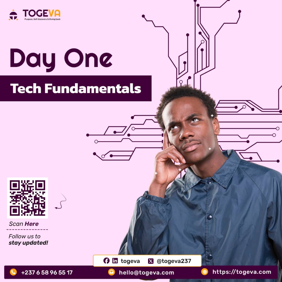 togeva237's tweet image. 🚨 Day One: Tech Fundamentals 🚨
Every great tech career starts with strong basics. From how computers work to AI tools, this is the foundation of it all.
📍Every expert started somewhere. This is that place.
#TechFundamentals #TogevaMentorship #TogevaCampaign #DigitalLiteracy