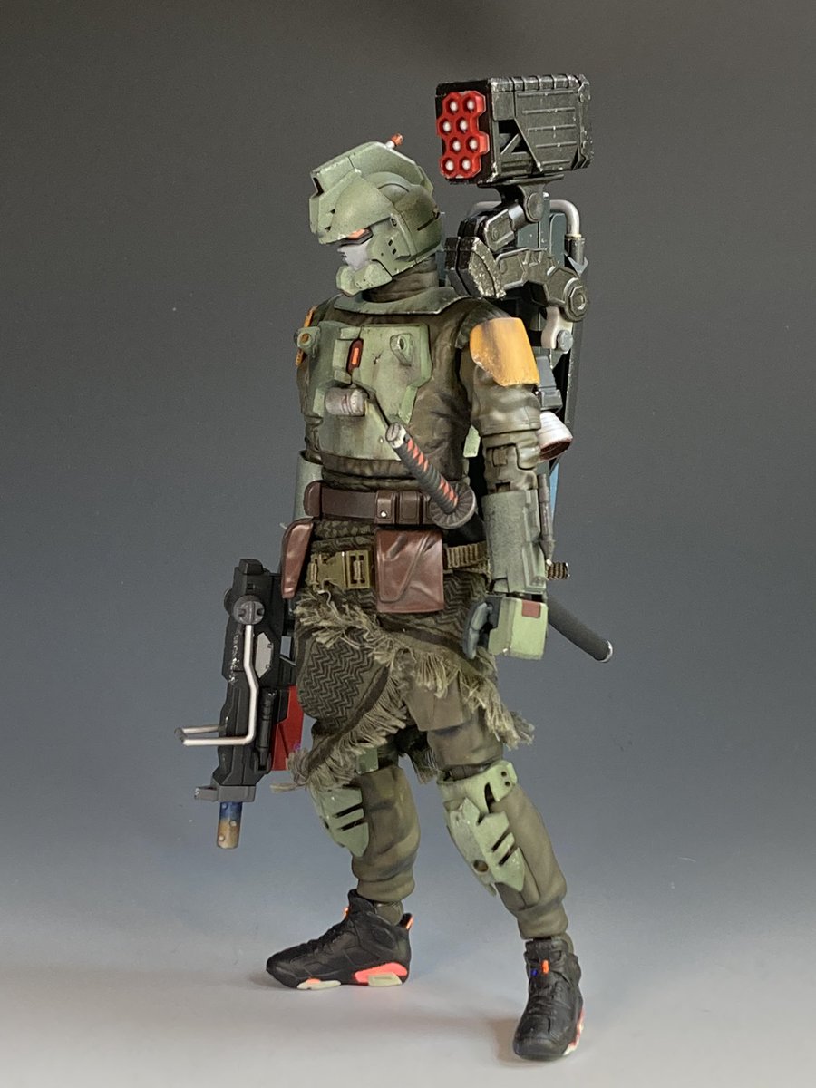 #アイデアの勝利だと自負してるプラモ
スニーカーとか布とか👍