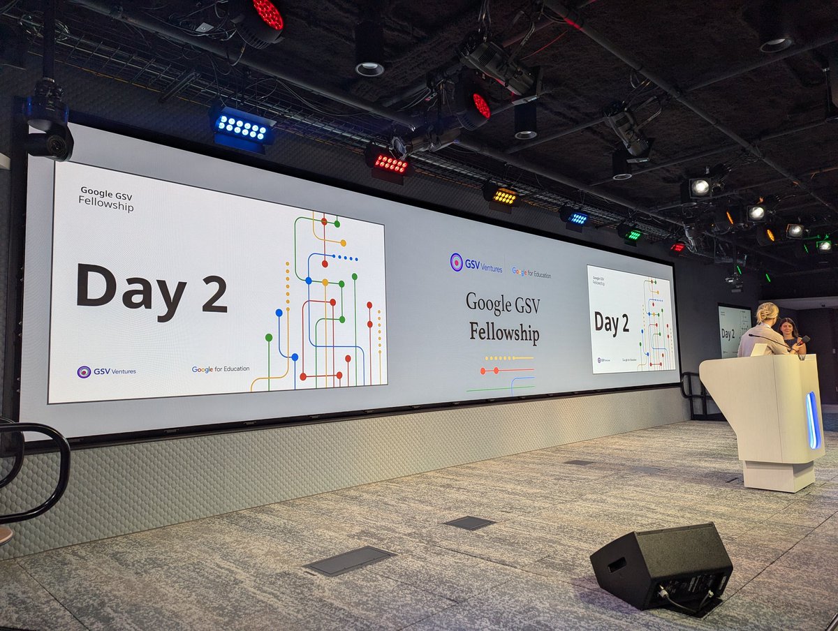 Todd Dugan (@tdugan75) on Twitter photo An amazing 2 days of learning all things Google and AI at <a href="/GoogleForEdu/">Google for Education</a> <a href="/gsvventures/">GSV Ventures</a> Education Innovation Fellowship. Appreciative of this opportunity!! An amazing 2 days of learning all things Google and AI at <a href="/GoogleForEdu/">Google for Education</a> <a href="/gsvventures/">GSV Ventures</a> Education Innovation Fellowship. Appreciative of this opportunity!!