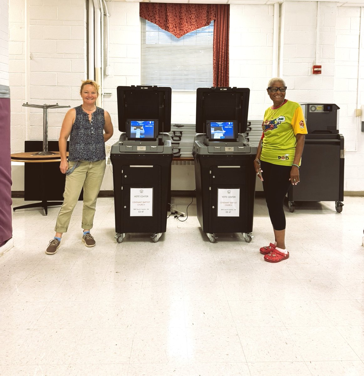 Vote4DC's tweet image. Check out some scenes from today&apos;s Ward 8 Special Election! There is still time to vote, Ward 8! Vote Centers &amp;amp; Mail Ballot Ballot Drop Boxes are open until 8 pm. Remember: if you are in line by 8 pm, you can still vote. Find locations at dcboe.org #vote4dc