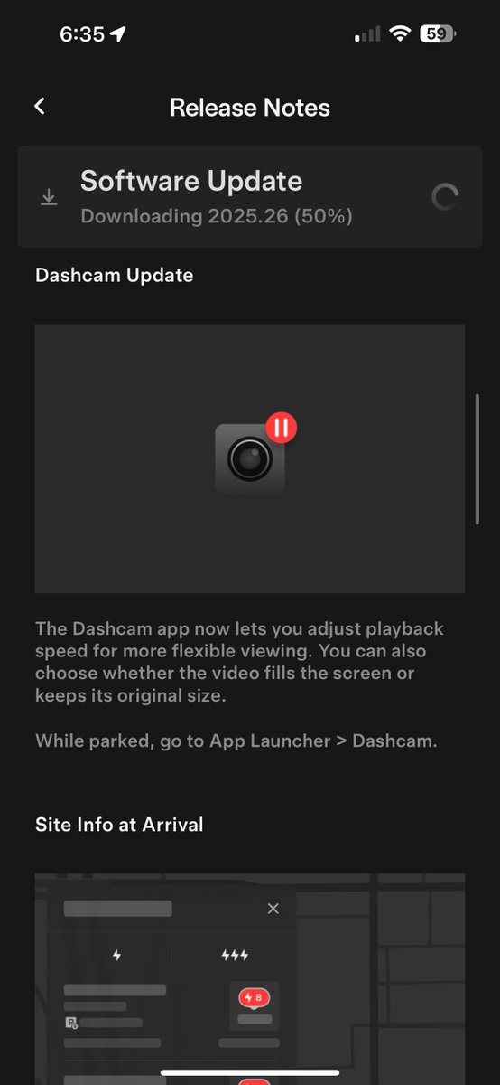 chazman's tweet image. Grok update is coming down to my Model Y, nothing to the Cybertruck yet. No new FSD Version.