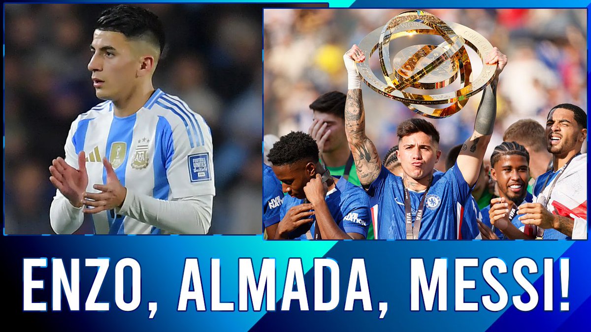 RoyNemer's tweet image. 🚨 LIVE ARGENTINA DISCUSSION! 🇦🇷
🏆 Enzo Fernández wins Club World Cup with Chelsea
✅️ Thiago Almada joins Atletico Madrid
🐐 Lionel Messi with Inter Miami
🔜 All the transfers
⚽️ Win prizes!
👍 Like, subscribe
🗨 Your questions, comments
🔗 youtube.com/live/-C22XVGaN…
