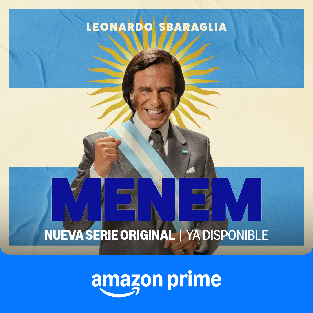 PrimeVideoLat's tweet photo. Todos ellos transformaron Argentina 🇦🇷, cada uno a su manera… 👀
Menem, nueva serie original
