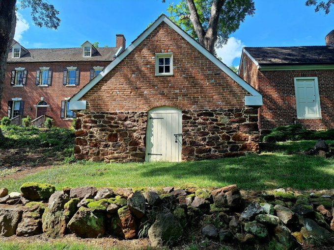 Marietta Mansion, Tack House and Legal Office.

The Mansion was built between 1812 and 1816 and was a tobacco plantation with legal office having been  built before anything else. 

It was the home of U.S. Supreme Court Justice Gabriel Duvall who served from 1811 to 1835 and it